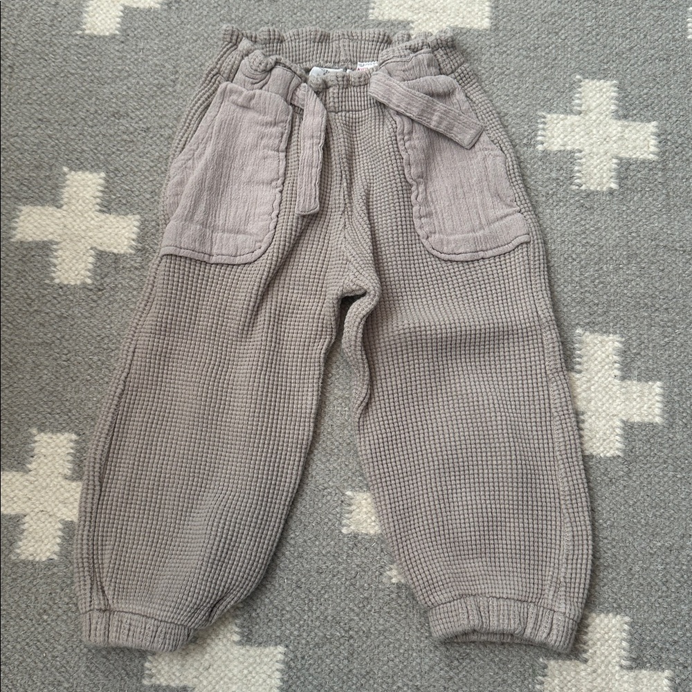 Zara Waffle Knit Joggers